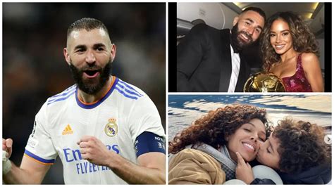 karim benzema and his wife.